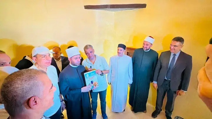 بدعوة رسمية من وزير الأوقاف.. فضيلة الشيخ جابر بغدادي يشارك في جولة تفقدية لتطوير "بقيع مصر"